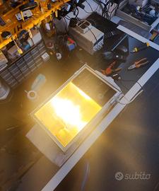 FARO PROIETTORE DA ESTERNO VAPORI DI SODIO  100W