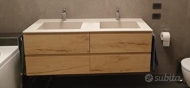 LAVELLO DOPPIO IN GRES PORCELLANATO