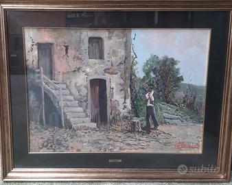 quadro olio di De Dominicis Aldo 