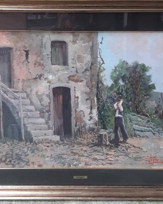 quadro olio di De Dominicis Aldo 