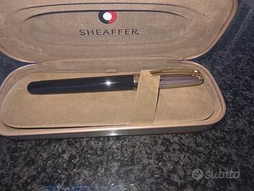 sheaffer 300 stilografica nera oro nuova con astuc