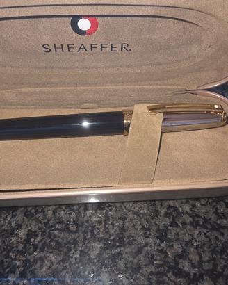 sheaffer 300 stilografica nera oro nuova con astuc