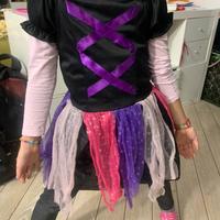 Vestito bambina 6-7 anni halloween