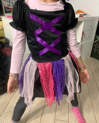 Vestito bambina 6-7 anni halloween