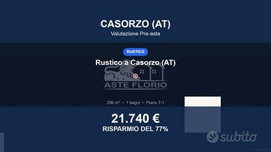 Immobile in asta di 296 m² a Casorzo