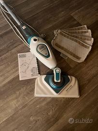 Lavapavimenti a vapore + 4 panni in microfibra