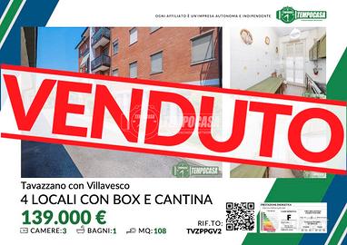 GRAZIOSO QUATTRO LOCALI CON BOX E CANTINA