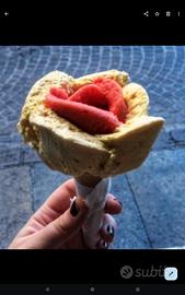 Banconista gelateria yogurteria food truck esperta