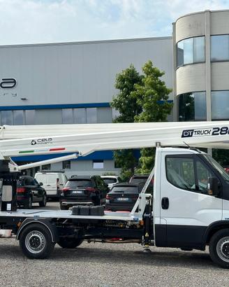 Piattaforma aerea cela TRUCK DT28 FE su pat B con 