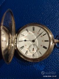 orologio da taschino in argento 