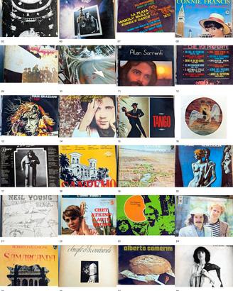 Lotto vinili anni 60/70 rock prog cantautorato