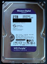HDD Western Digital WD Purple WD22PURZ 2TB SATA