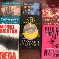 6 Libri di narrativa d'avventura e thriller