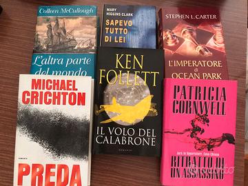 6 Libri di narrativa d'avventura e thriller