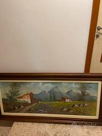 Dipinto Olio Antonio Ponticelli con Autentica
