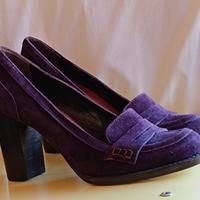 scarpe viola Michele Lopriore Milano