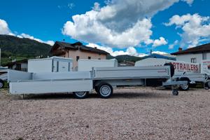 Carrello rimorchio auto doppio asse