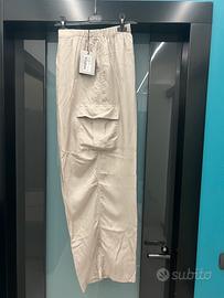 Pantalone viscosa cargo donna Aspesi