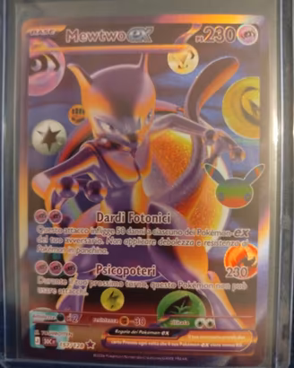 Carta Pokemon mewtwo ex futuristic rare