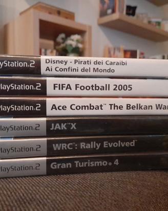 Assortimento giochi PlayStation 2