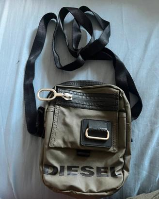 Borsello a tracolla Diesel verde militare- vintage