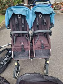 Passeggino gemellare inclusi ovetti e Isofix auto