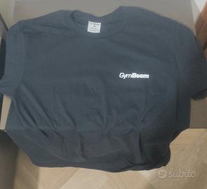 T-Shirt GymBeam da uomo nera taglia M