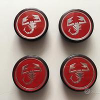 Kit 4 COPRIMOZZO NUOVI E ORIGINALI 500 ABARTH