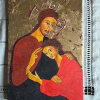 icona religiosa dipinta a mano