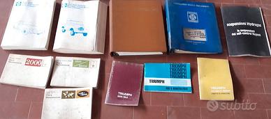 Manuali assist/ricambi Rover/Triumph anni 65/83