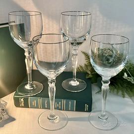 Bicchiere da vino in cristallo 4-