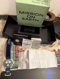 Orologio moonswatch mission on earth