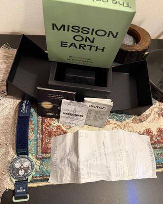 Orologio moonswatch mission on earth