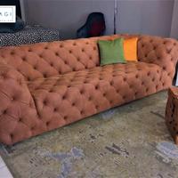 Divano Chesterfield Bluemoon moderno champagne