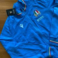Felpa Itali Rugby Macron 2025-2026 Nuova