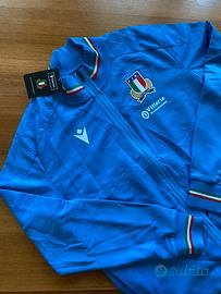 Felpa Itali Rugby Macron 2025-2026 Nuova