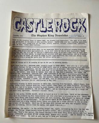 Fanzine Ufficiale Stephen King 1985