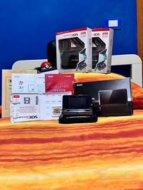 COSMO BLACK NINTENDO 3DS GIAPPONESE con accessori