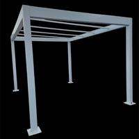 Pergola con telo fisso