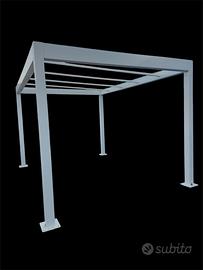 Pergola con telo fisso