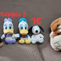 peluches di vario tipo