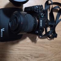 sony alpha 7 II con 2 obiettivi accessori 