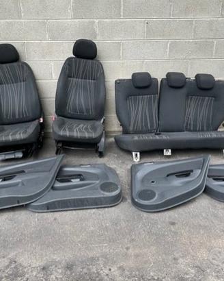 Sedili grigio scuro/chiaro Opel Corsa 2007 5 porte