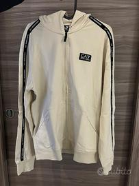 Completo EA7 originale – felpa zip + pantalone (M)