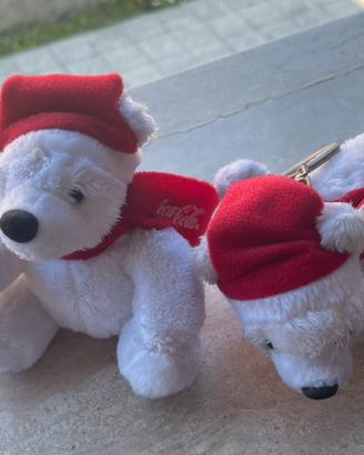 2 orsi polari di peluche Coca-cola