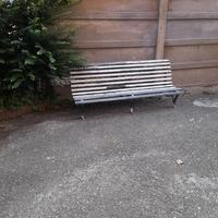 PANCHINA DA GIARDINO ZINCATA