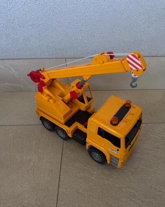 Camion Autogrù Giallo MAN TGA 02754 Bruder