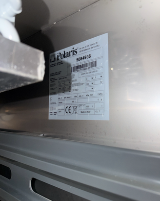 Coppia Frigo + Freezer Professionali Polaris Inox