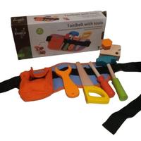 Cintura Bricolage 9 utensili in legno- Gioco Educa