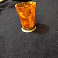 Shot da vodka in Ambra e argento